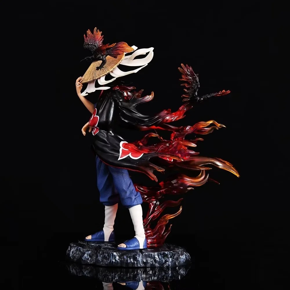 Figurine Naruto Uchiha Itachi au chapeau de bambou, 30 cm – Image 4