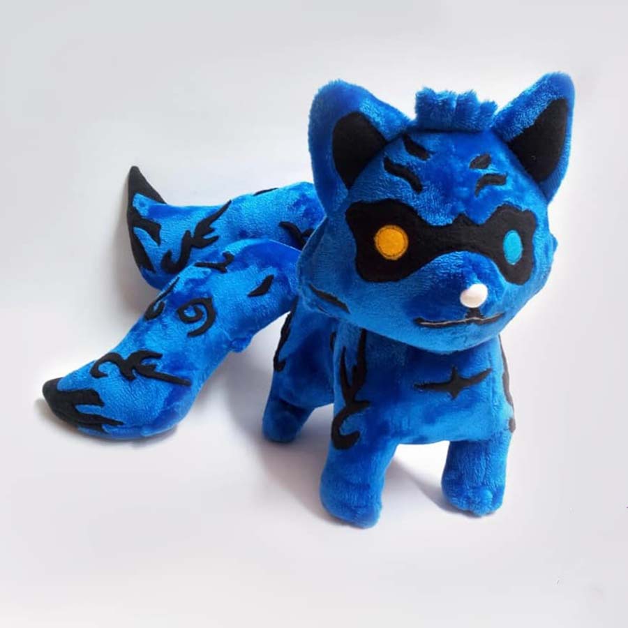 Peluche originale Matatabi Naruto, chat à deux queues