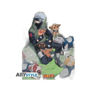 Poster Kakashi et ses chiens 52 x 38 cm