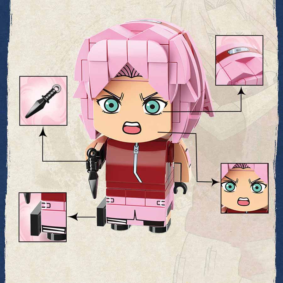 Sakura Haruno LEGO Naruto Shippuden, ninja médicale de l'Équipe 7 – Image 4