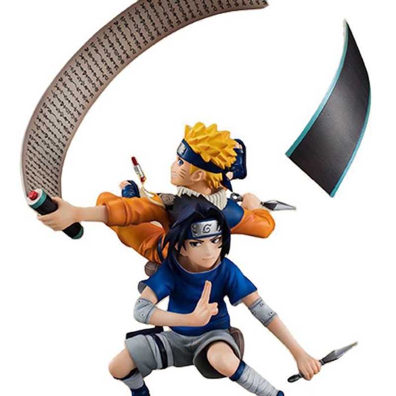 Figurine Battle Ver Naruto avec Sasuke Uchiha et Naruto Uzumaki – Image 3