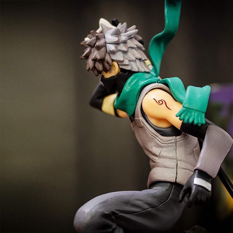 Figurine Hatake Kakashi 21 cm en PVC premium, Naruto Shippuden – Image 3