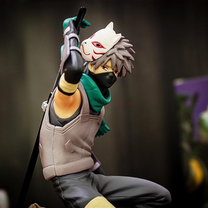 Figurine Hatake Kakashi 21 cm en PVC premium, Naruto Shippuden – Image 4