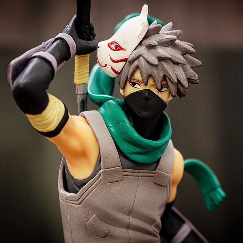 Figurine Hatake Kakashi 21 cm en PVC premium, Naruto Shippuden – Image 2