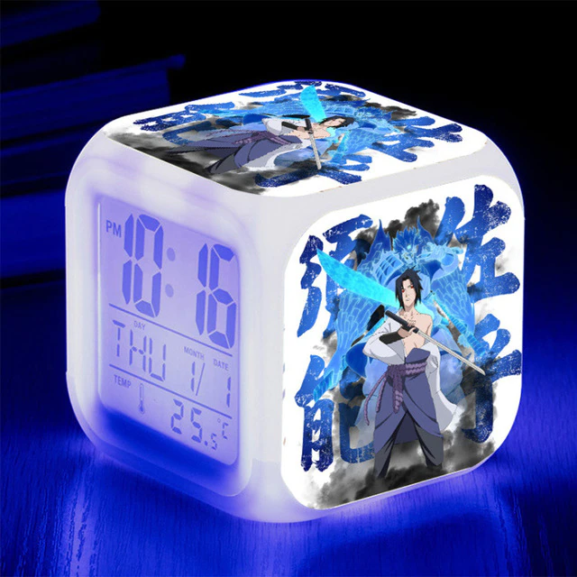 Réveil Naruto avec alarme changeante Sasuke Susano – Image 2