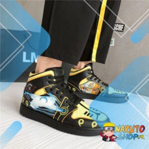 Chaussures Naruto Uzumaki mode Sennin en polyester