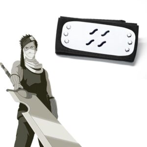 Bandeau de cosplay Naruto Zabuza Momochi en matière souple